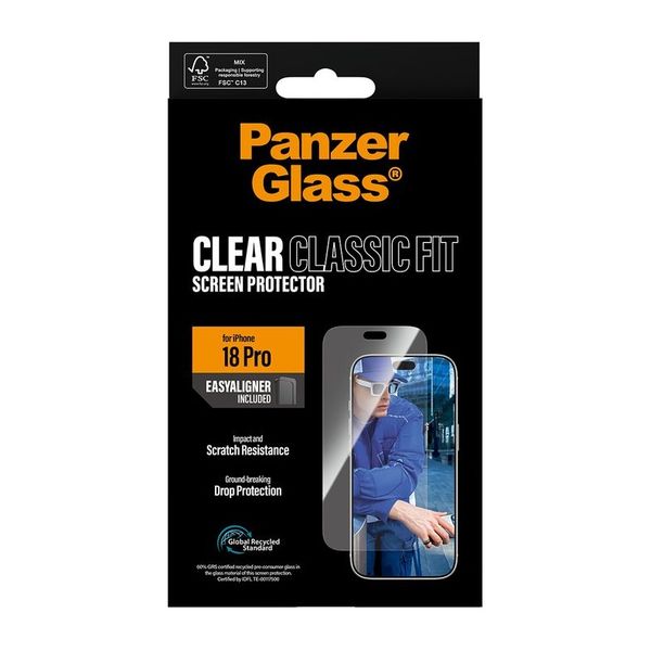 PanzerGlass Antibakterieller Screen Protector Apple iPhone 18 Pro