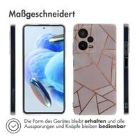 imoshion Design Hülle für das Xiaomi Redmi Note 12 Pro - Pink Graphic