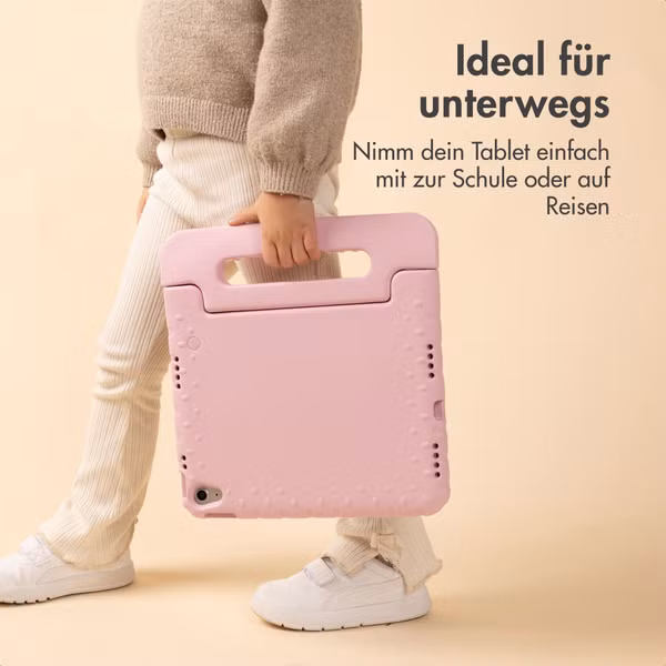 imoshion Schutzhülle mit Handgriff kindersicher Samsung Galaxy Tab A11 Plus / A9 Plus - Hellrosa