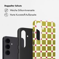 Selencia Vivid Back Cover Samsung Galaxy S24 - Check This Olive