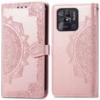 imoshion Mandala Klapphülle für das Xiaomi Redmi 10C - Rose Gold