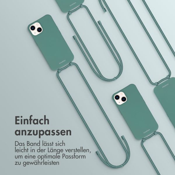 imoshion Color Backcover mit abtrennbarem Band Apple iPhone 14 - Dunkelgrün