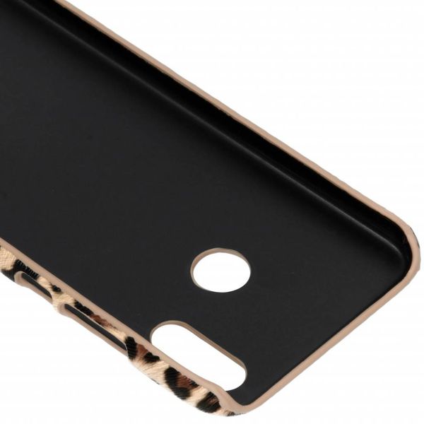 Leopard Design Hardcase-Hülle Braun für das Huawei P20 Lite