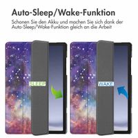 imoshion Design Trifold Klaphülle Samsung Galaxy Tab A11 Plus / A9 Plus - Space