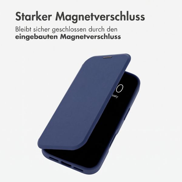 imoshion Transparente Bookcase mit MagSafe Apple iPhone 18 Pro Max / 17 Pro Max - Blau