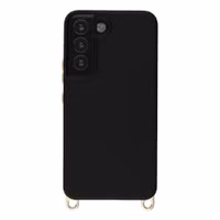 Selencia Rivièra Backcover mit MagSafe mit abnehmbaren Haken Samsung Galaxy S22 - Velvet Black