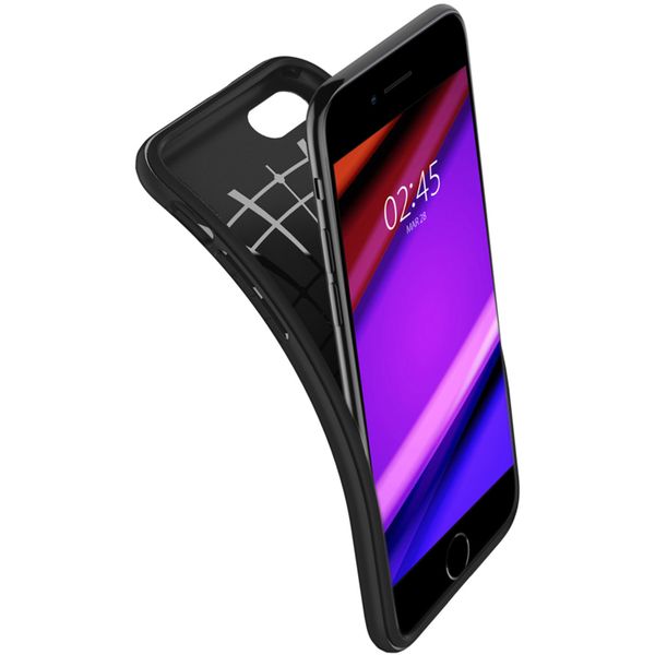 Spigen Rugged Armor Case für Apple iPhone SE (2022 / 2020) - Schwarz