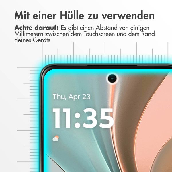 Accezz Screen Protector aus gehärtetem Glas Motorola Moto G75 5G