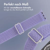 imoshion Gewebtes Nylonarmband für Apple Watch | 38/40/41/42 mm - Lila