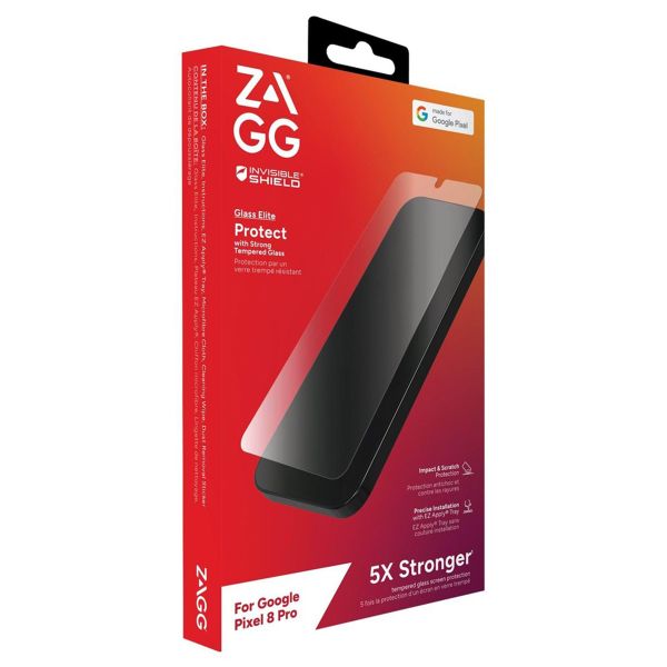 InvisibleShield Glass Elite VisionGuard-Displayschutzfolie Google Pixel 8 Pro