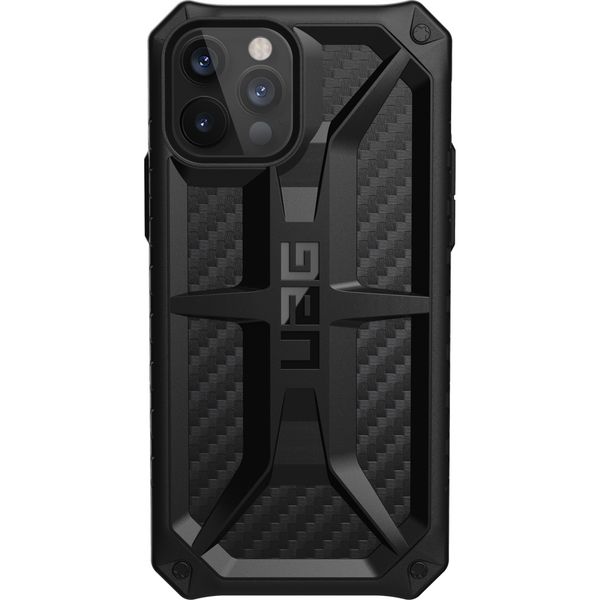 UAG Monarch Case für das iPhone 12 (Pro) - Carbon Fiber Black