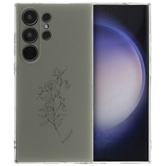 imoshion Design Hülle Samsung Galaxy S24 Ultra - Floral Green