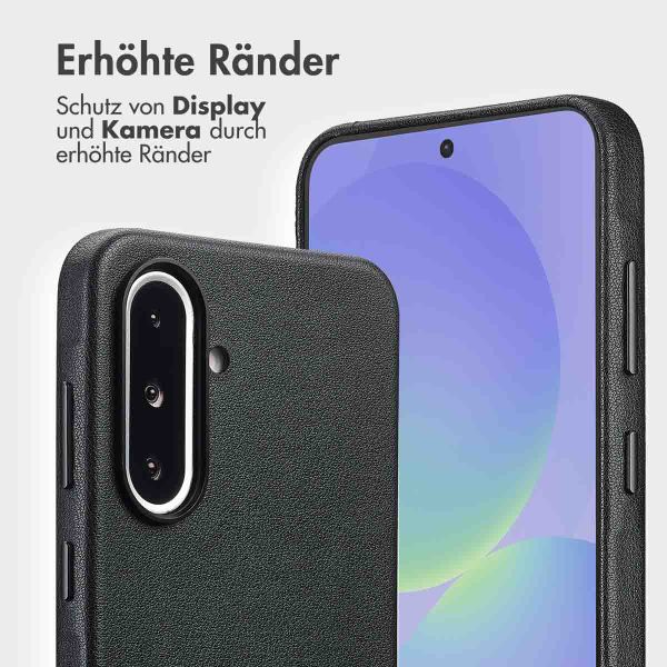 Accezz 2-in-1 Klapphülle aus Leder mit MagSafe Samsung Galaxy A36 / A56 - Onyx Black