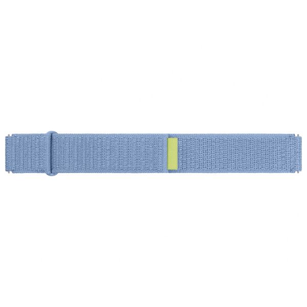 Samsung Originales Feather Fabric Wide Armband für die Samsung Galaxy Watch 4 / 5 / 6 / 7 - 20 mm - M/L - Blau