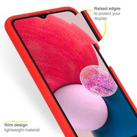 Accezz Liquid Silikoncase für das Samsung Galaxy A13 (4G) - Rot