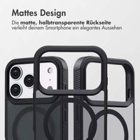 Accezz Rugged Frosted Back Cover mit MagSafe Apple iPhone 17 Pro - Schwarz