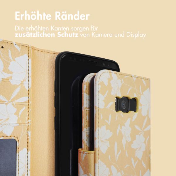 imoshion ﻿Design Klapphülle für das Samsung Galaxy S8 - Yellow Flowers