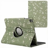 imoshion 360° drehbare Design Klapphülle Apple iPad 6 (2018) 9.7 Zoll / iPad 5 (2017) 9.7 Zoll - Green Flowers