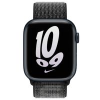 Apple Nike Sport Loop Band für das Apple Watch Series 1-10 / SE / Ultra (2) - 42/44/45/46/49 mm - Black / Summit White