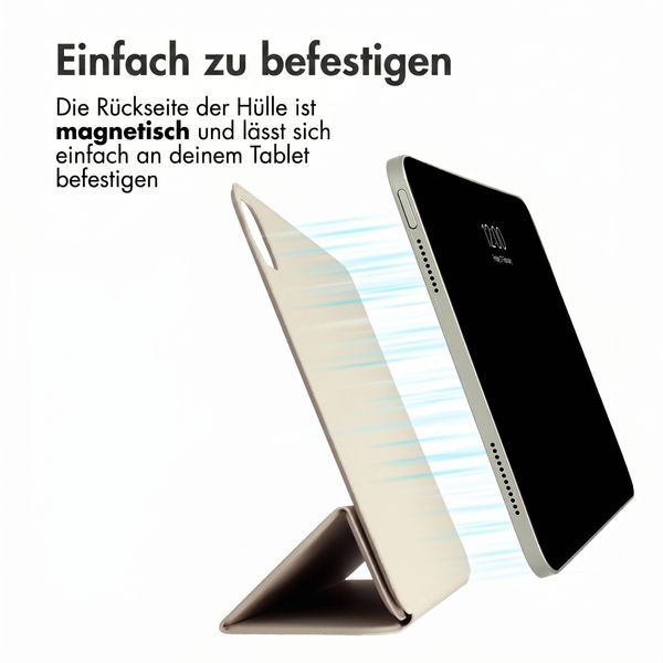 imoshion Magnetic Klapphülle Apple iPad Pro 11 (2025) M5 / (2024) M4 - Beige