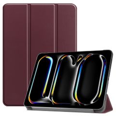 imoshion Trifold Klapphülle Apple iPad Pro 11 (2025) M5 / (2024) M4 - Bordeaux