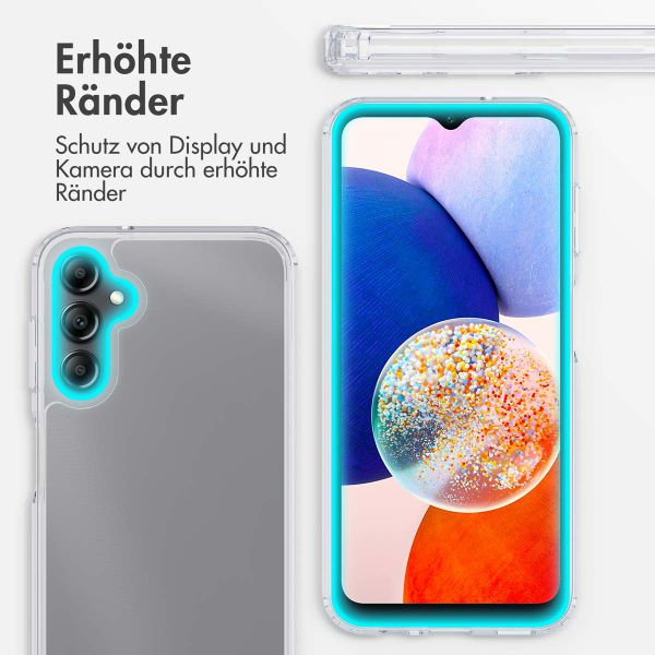 imoshion ﻿Back Cover mit Ständer für das Samsung Galaxy A14 (5G/4G) - Transparent