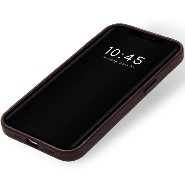 Selencia Gaia Backcover in Schlangenoptik Apple iPhone 13 Pro - Dunkelrot