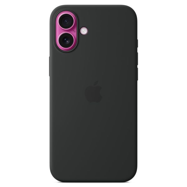 Apple Silikon-Case MagSafe für das Apple iPhone 16 Plus - Black
