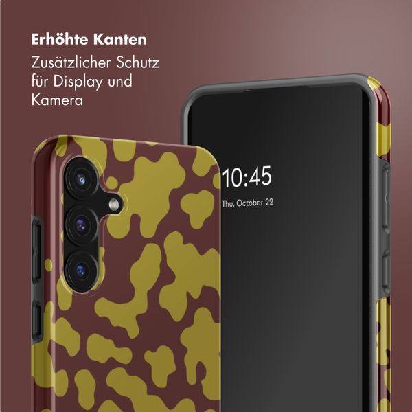 Selencia Vivid Back Cover Samsung Galaxy S25 FE - Moo'd Olive Dust