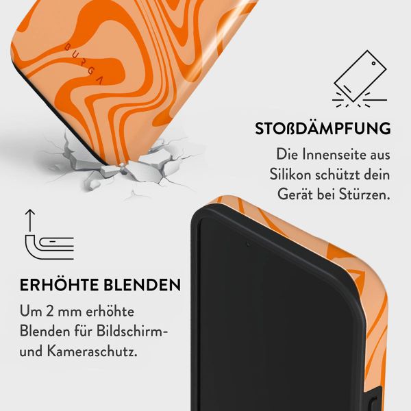 Burga Tough Back Cover für das iPhone 15 - High Vibrations