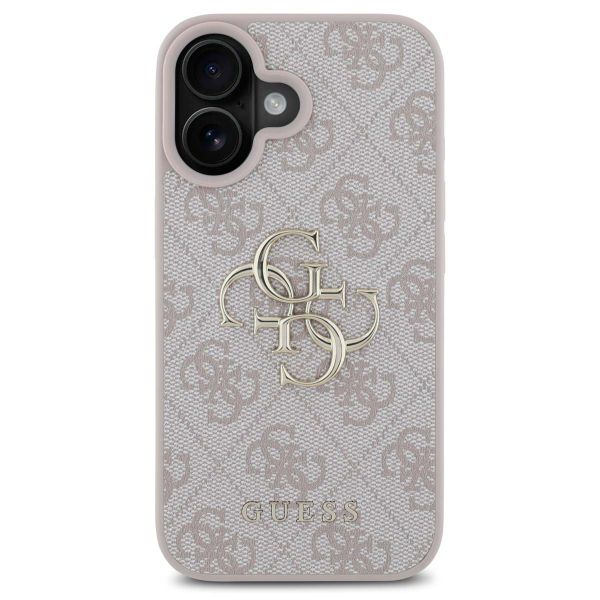 Guess 4G Metal Logo Back Cover Apple iPhone 16 - Rosa