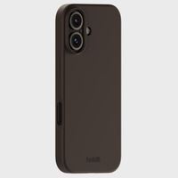 Holdit Silicone Case für das Apple iPhone 16 - Chocolate