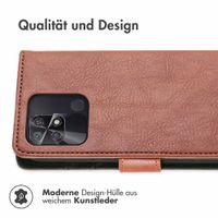 imoshion Luxuriöse Klapphülle Xiaomi Redmi 10C - Braun