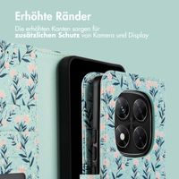 imoshion Design Klapphülle Xiaomi Redmi Note 14 Pro Plus (5G) - Blue Flowers
