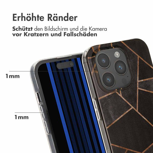 imoshion Design Hülle für das iPhone 15 Pro - Black Graphic