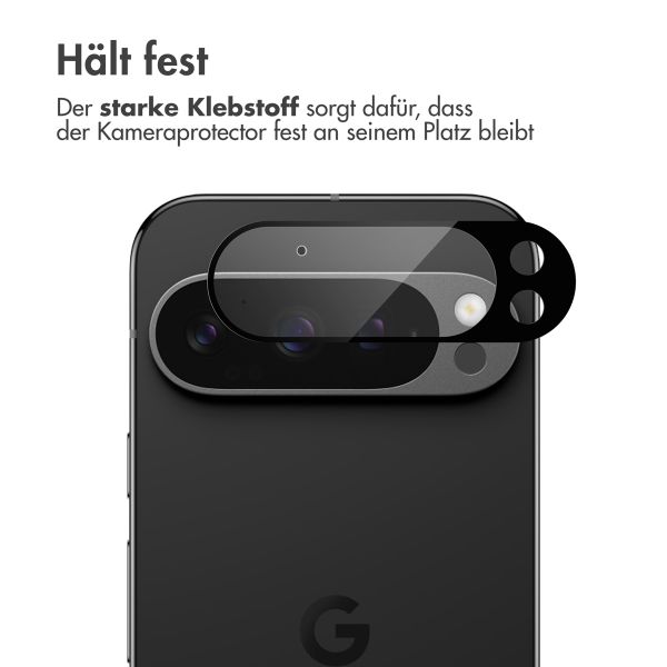 imoshion Kameraprotektor aus Glas 2er-Pack für das Google Pixel 9 Pro - Schwarz