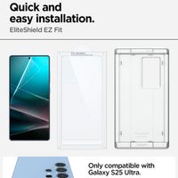 Spigen EliteShield EZ Fit mit Installation Tray - 1er Pack Samsung Galaxy S25 Ultra