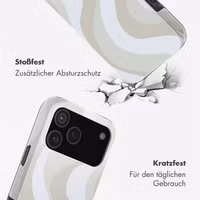Selencia Vivid Rückabdeckung mit MagSafe Apple iPhone 17 Pro - Desert Waves Beige