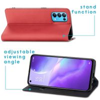 imoshion Slim Folio Klapphülle Oppo Find X3 Lite - Rot