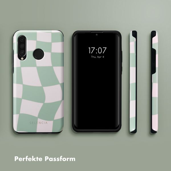 Selencia Vivid Back Cover Huawei P30 Lite - Groovy Sage Green