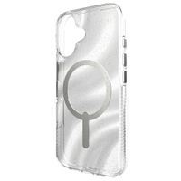 ZAGG Milan Snap Case mit MagSafe für das iPhone 16 - Swirl Glitter