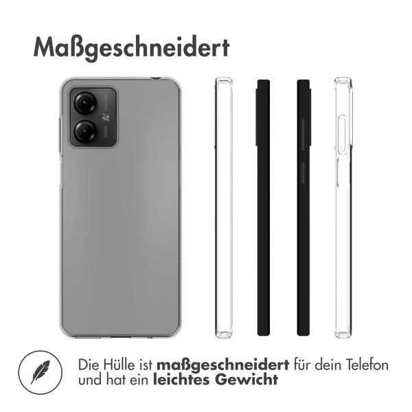 Accezz TPU Clear Cover für das Motorola Moto G14 - Transparent 