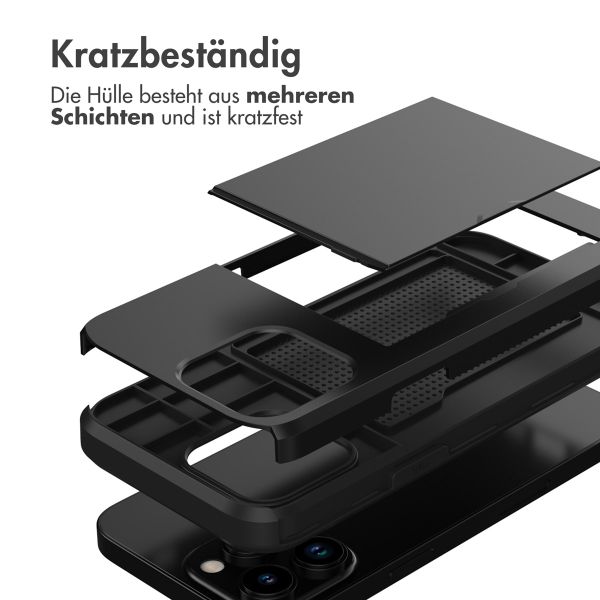 imoshion ﻿Backcover mit Kartenfach für das Apple iPhone 14 Pro - Schwarz