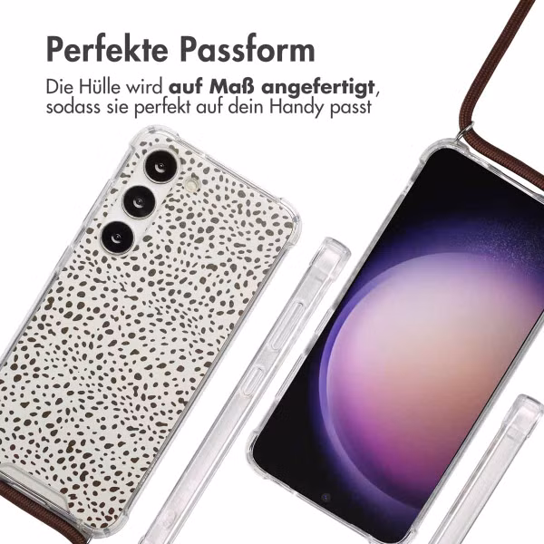imoshion Design Hülle mit Band Samsung Galaxy S23 - Desert Dots