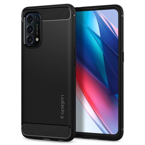 Spigen Rugged Armor Case Oppo Find X3 Lite - Schwarz