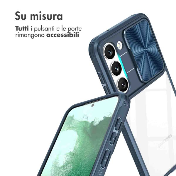 imoshion Back Cover mit Kameraschieber Samsung Galaxy S23 - Dunkelblau