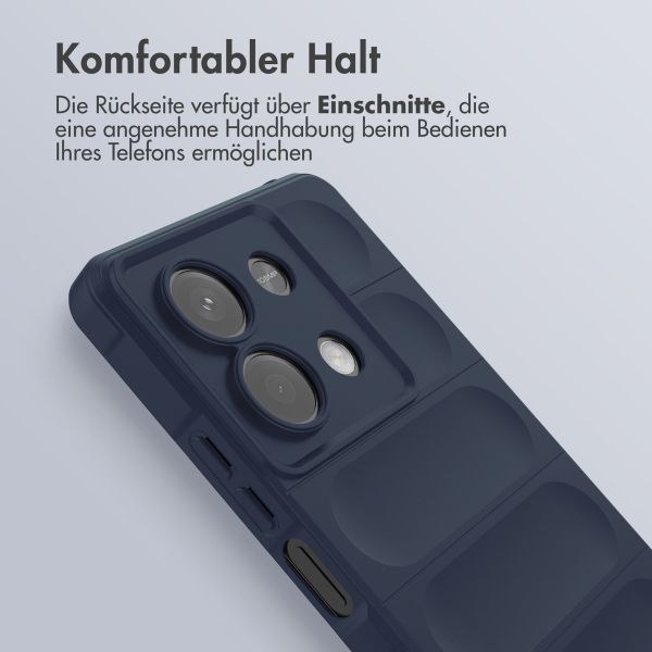 imoshion EasyGrip Back Cover für das Xiaomi Redmi Note 13 (5G) - Dunkelblau