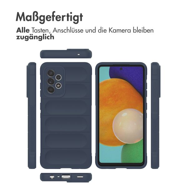 imoshion EasyGrip Back Cover für das Samsung Galaxy A52(s) (5G/4G) - Dunkelblau