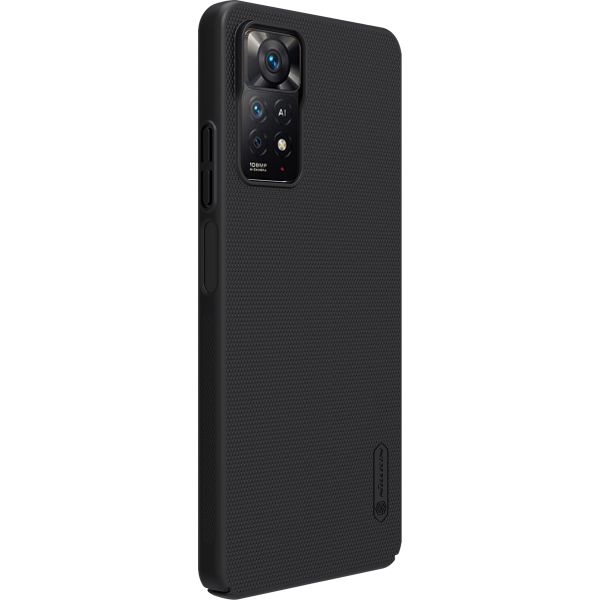 Nillkin Super Frosted Shield Case für das Xiaomi Redmi Note 11 (4G) / Note 11S (4G) - Schwarz