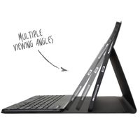 Accezz QWERTY Bluetooth Keyboard Klapphülle für das iPad Air 13 Zoll (2025) M3 / (2024) M2 - Schwarz